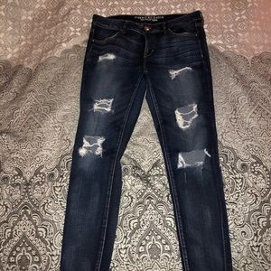 America eagle super low rise jeggings
